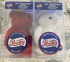 PEPSI COLA 100th Anniversary Limited Edition Bean Bear- Bunny & Bear With Cases
