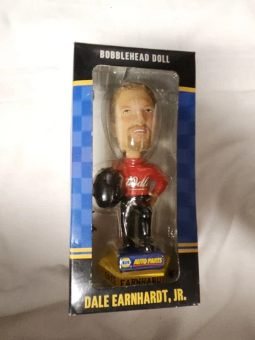 NEW 2003 Nascar #8 Dale Earnhardt Jr. NAPA Bobblehead Doll In Original Package Cover