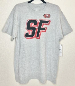 San Francisco 49ers Logo Herren NFL T-Shirt, Größe Extra Large XL, grau - Bild 1 von 3