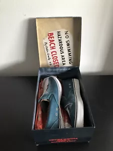 Sperry Jaws Anniversary Shark Slip On Boat Shoes 8 NEW IN A BOX UNUSED movie - Picture 1 of 12