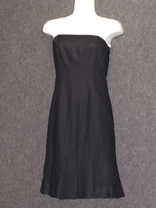 RALPH LAUREN Navy Blue Spaghetti Strap Sheath DRESS SZ 2 NEW - Picture 1 of 6