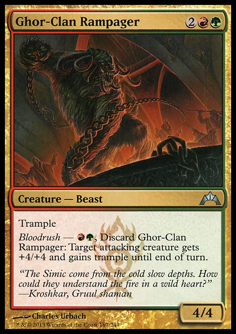 Magic the Gathering MTG Ghor-Clan Rampager (167) Gatecrash   LP - Image 1 of 1