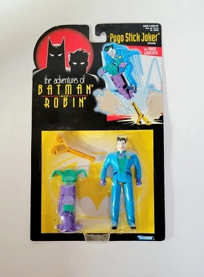 1995 Kenner The Adventures Of Batman & Robin Pogo Stick Joker Action Figure - Image 1 of 4