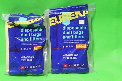 Eureka 1099   1100 Vacuum Bags Style B M & S    8 bags and 4 filters - Image 1 of 4