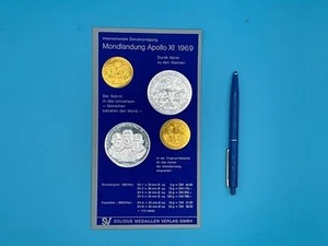 Münzkarte!? Mondlandung Apollo XI 1969 , Solidus Medaillen Verlag - Bild 1 von 4