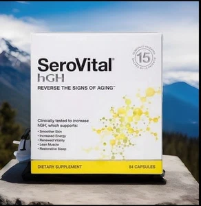 SeroVital HGH Anti-Aging • Boosts Energy, Sleep, Skin, Metabolism • 84 Capsules - Picture 1 of 9