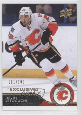 2014-15 Upper Deck UD Exclusives /100 Devin Setoguchi #280 - Image 1 of 2