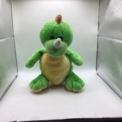 Ganz Webkinz Key Lime Dino No Code Retired Stuffed Plush Green Dinosaur 8.5" - Image 1 of 4