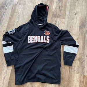 Tommy Hilfiger x Cincinnati Bengals Alex Long Sleeve Hoodie T-shirt Size XL - Picture 1 of 4