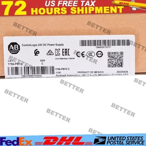 New Factory Sealed Allen-Bradley 1756-PB72 /C ControlLogix 24V DC Power Supply - Picture 1 of 5