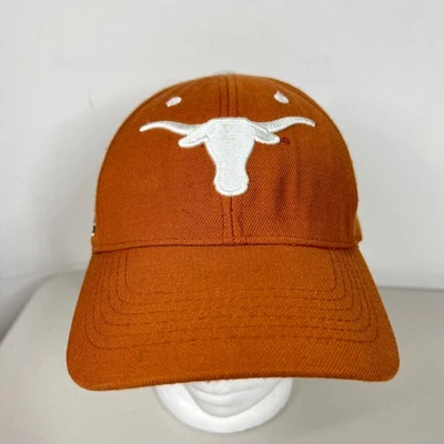 Texas Longhorns NCAA Big XII Baseball Hat Burnt Orange Strapback Top of World - Image 1 of 4