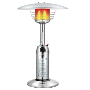 Stainless Steel Standing Propane Heater Portable Tabletop Patio Heater 11,000BTU - Picture 1 of 8