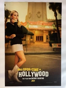 ONCE UPON A TIME IN HOLLYWOOD ORIGINAL MOVIE POSTER 27" x 40" DOUBLE SIDED DS - Picture 1 of 1