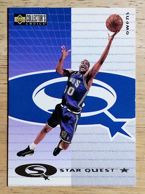 1997-98 Collector's Choice StarQuest #91 Billy Owens Foto 1 de 2