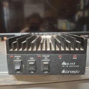 RF CONCEPTS RFC 2-117 TWO METER POWER AMPLIFIER. 10 WATTS IN 170 OUT. - Zdjęcie 1 z 6