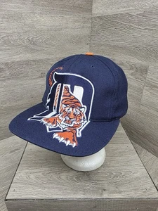 Vtg American Needle DETROIT TIGERS 3-D Snapback Team MLB Wool Cap Hat Monster - Picture 1 of 10