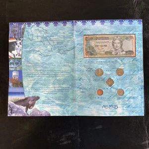 Bahamas Coin & Bill Collection Set 3 Dollar Schein & 5 Münzen - Bild 1 von 7