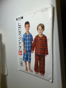 Butterick See & Sew patrón de costura B6403 - Prendas para el torso/pantalones cortos/pantalones para niños - talla 2 - 8 - Imagen 1 de 1