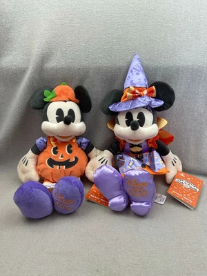 NWT Disney store Minnie and Mickey Mouse Halloween 2020 soft toy plush - Image 1 of 3