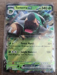 Pokémon TCG Torterra ex 012/162 Sv05: Temporal Forces Double Rare Holo - Picture 1 of 2