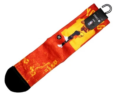 Stance Trae Young Atlanta Hawks Scratched Trae Crew Socks Orange Size L - Image 1 of 3