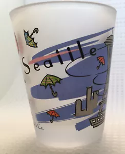 Ombrelli Seattle WA Space Needle Touristico Souvenir Colpo Vetro Smerigliato - Foto 1 di 4