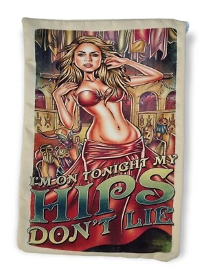 Shakira Vintage Retro Pin Up Tablet & E-Book Reader Case Bag Suede Fabric - Image 1 of 2