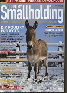 COUNTRY SMALLHOLDING MAGAZINE - FEBRUARY 2008 - Imagen 1 de 1