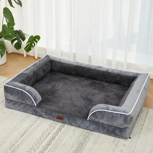 Jumbo Dog Bed Memory Foam Orthopedic Dog Bed Large Dogs Pet Calming Bed Dog Nest - Picture 1 of 10