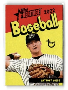 2022 Topps Heritage 1973 Pack Cover #73PC-17 Anthony Volpe - Picture 1 of 2