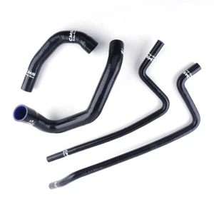 Manguera de calefacción de radiador de silicona negra para Jeep Wrangler TJ 1997-2006 2005 4,0 L LHD - Imagen 1 de 15
