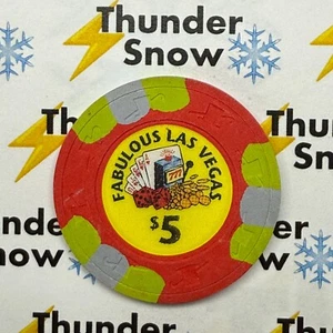 ⚡️❄️ Casino Chip 😳 5 $ Fabulous Las Vegas ⚡️❄️⚡️❄️ - Bild 1 von 2