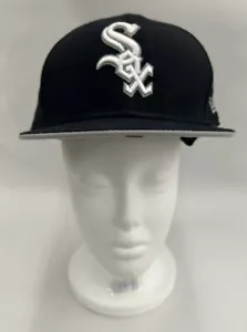 Chicago White Sox MLB Baseball New Era 5950 passende Mütze Kappe 7 3/4 EUC - Bild 1 von 6