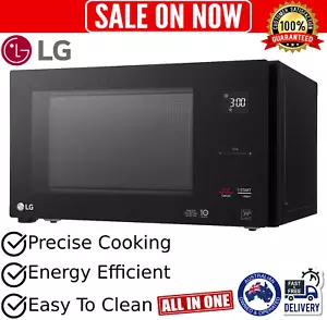LG 42L Smart Inverter Microwave Oven In Black Anti-Bacterial Quick Start Cooker - Picture 1 of 4