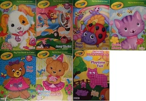 Crayola Jumbo Coloring Books 80 Pages Tear & Share Age 3+, Select: Theme - Picture 1 of 8