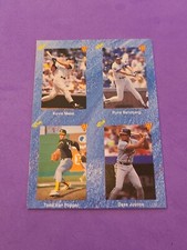 1991 Todd Van Poppel - Kevin Maas - Ryne Sandberg - Dave Justice Classic Rookie