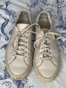 Common Projects Women's Original Achilles Leather Low-Top Sneakers Size 34 (K2) - Picture 1 of 14