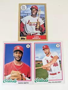 St. Louis Cardinals Lot Brock Smith Goldschmidt 2022 Topps Archives - Bild 1 von 2