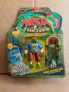 Teenage Mutant Ninja Turtles The Next Mutation Sewer Thrashing Mike Act Fig MOC - Picture 1 of 6