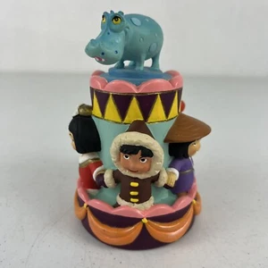 Super Rare Disney Land World Its a Small World Figure Hippo - Picture 1 of 6