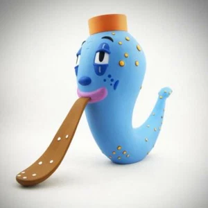 Juguete de arte azul slugilicious Arts Unknown Gary Baseman de 8 - Imagen 1 de 1
