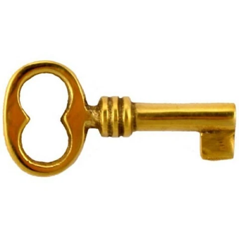 Small Keepsake Box, Bookmark or Presentation Skeleton Key | KY-1 NEW Cover