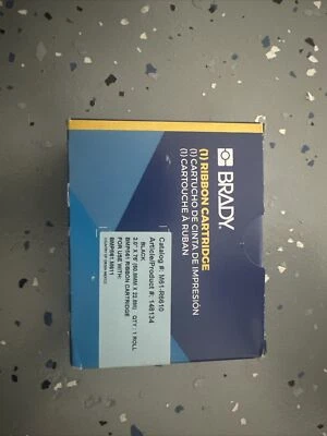Cartucho de cinta para impresora de etiquetas Brady: 2 pulgadas x 75 pies, negro modelo: M61-R6610 Foto 1 de 2
