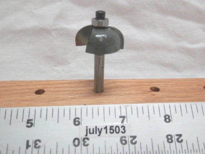 (1) NUEVA MLCS 3/8" Radio Cuba Punta de Carburo Broca de Enrutador 1/4" Vástago n2 Foto 1 de 4