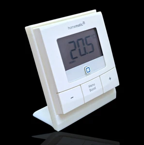 Homematic IP kompatibler HmIP-WTH-B BASIC Wandthermostat Ständer Halter - Bild 1 von 5