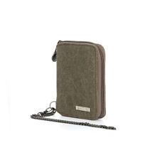 Hemp Wallet with Chain by Sativa Bags-Khaki