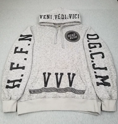 Sudadera con Capucha Headrush Para Hombre Gris Medio Motociclista Pullover Motocicletas Honor Pocos Miedo Ninguno Foto 1 de 4