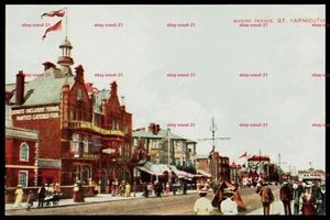 GREAT YARMOUTH MARINE PARADE POSTCARD UNPOSTED NORFOLK - Picture 1 of 2