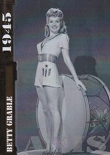 2021 HISTORIC AUTOGRAPHS 1945 END OF WWII THIRD AXIS BETTY GRABLE /199 #138