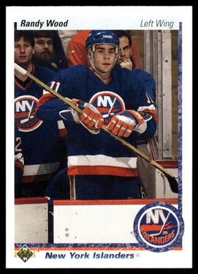 1990-91 Upper Deck Randy Wood New York Islanders #16 - Image 1 of 2